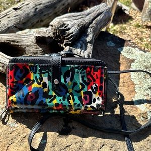 SAKROOTS large crossbody phone wallet